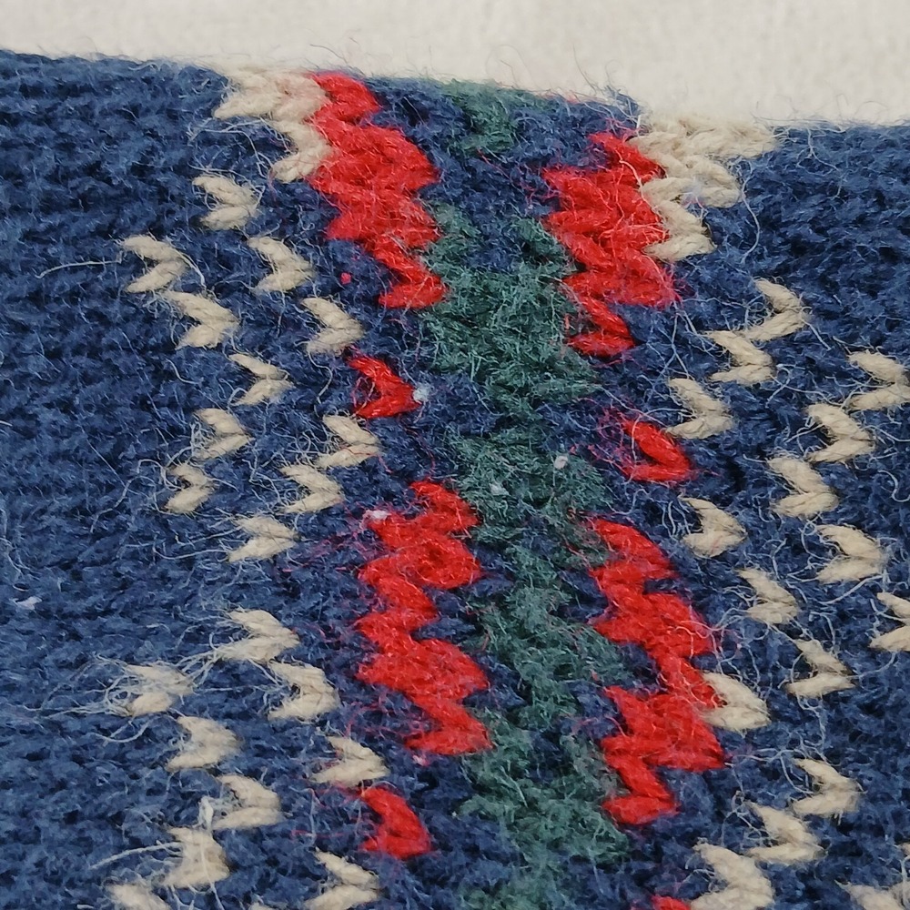 American Eagle XL Mens Sweater V Neck Cricket Chunky Knit 22x25 Vintage - Picture 4 of 14